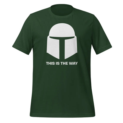 Mandalorian This Is The Way T-Shirt (unisex) - Forest / M