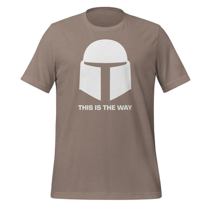 Mandalorian This Is The Way T-Shirt (unisex) - Pebble / M