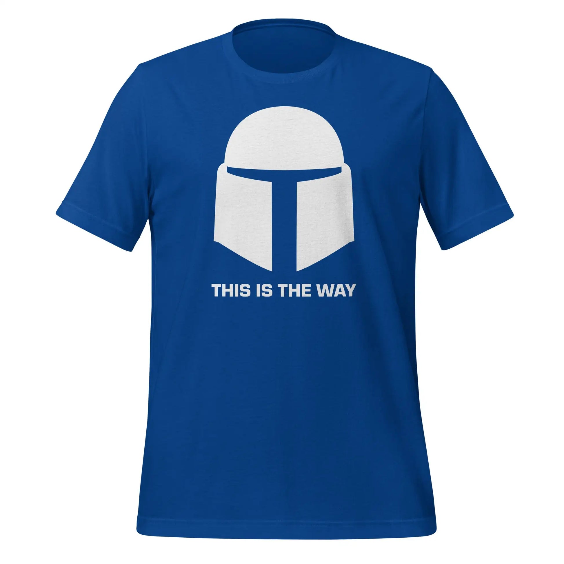 Mandalorian This Is The Way T-Shirt (unisex) - True Royal / M