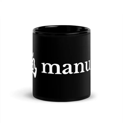 Manus AI Black Glossy Mug - 11 oz