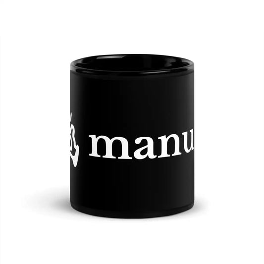 Manus AI Black Glossy Mug - 11 oz