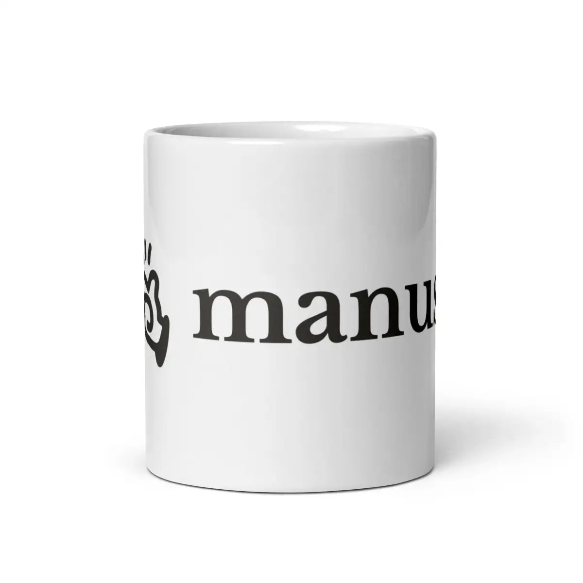 Manus AI White Glossy Mug - 11 oz