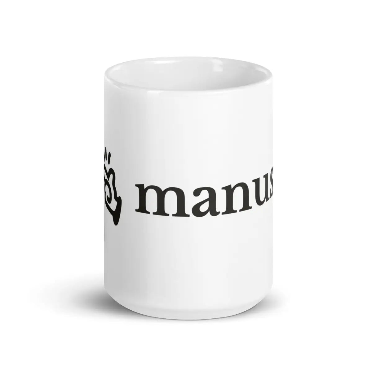 Manus AI White Glossy Mug - 15 oz