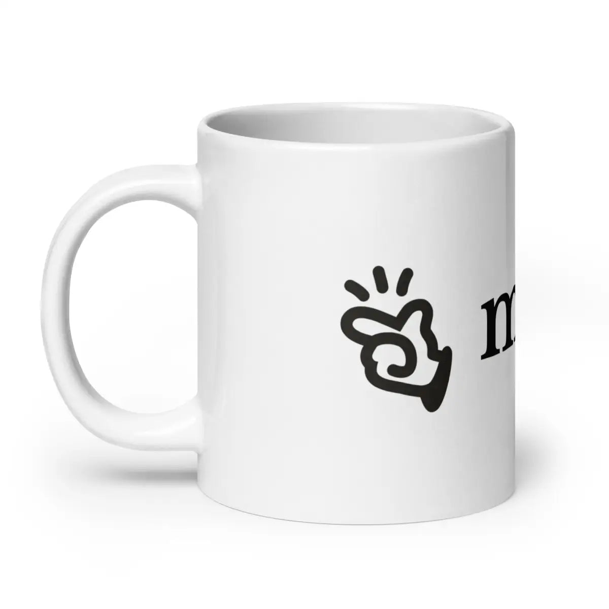 Manus AI White Glossy Mug