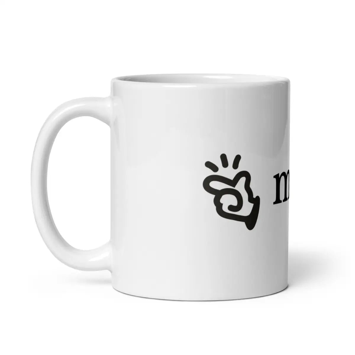 Manus AI White Glossy Mug