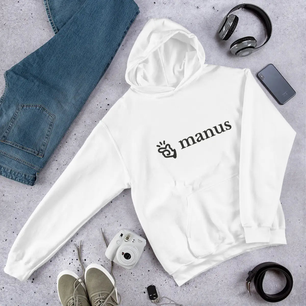 Manus Logo Hoodie 2 (unisex)