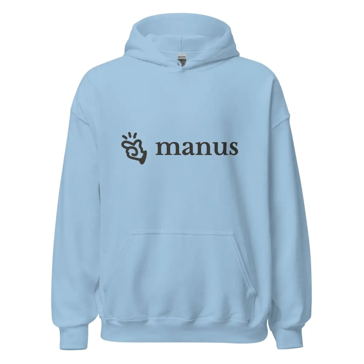 Manus Logo Hoodie 2 (unisex) - Light Blue / M