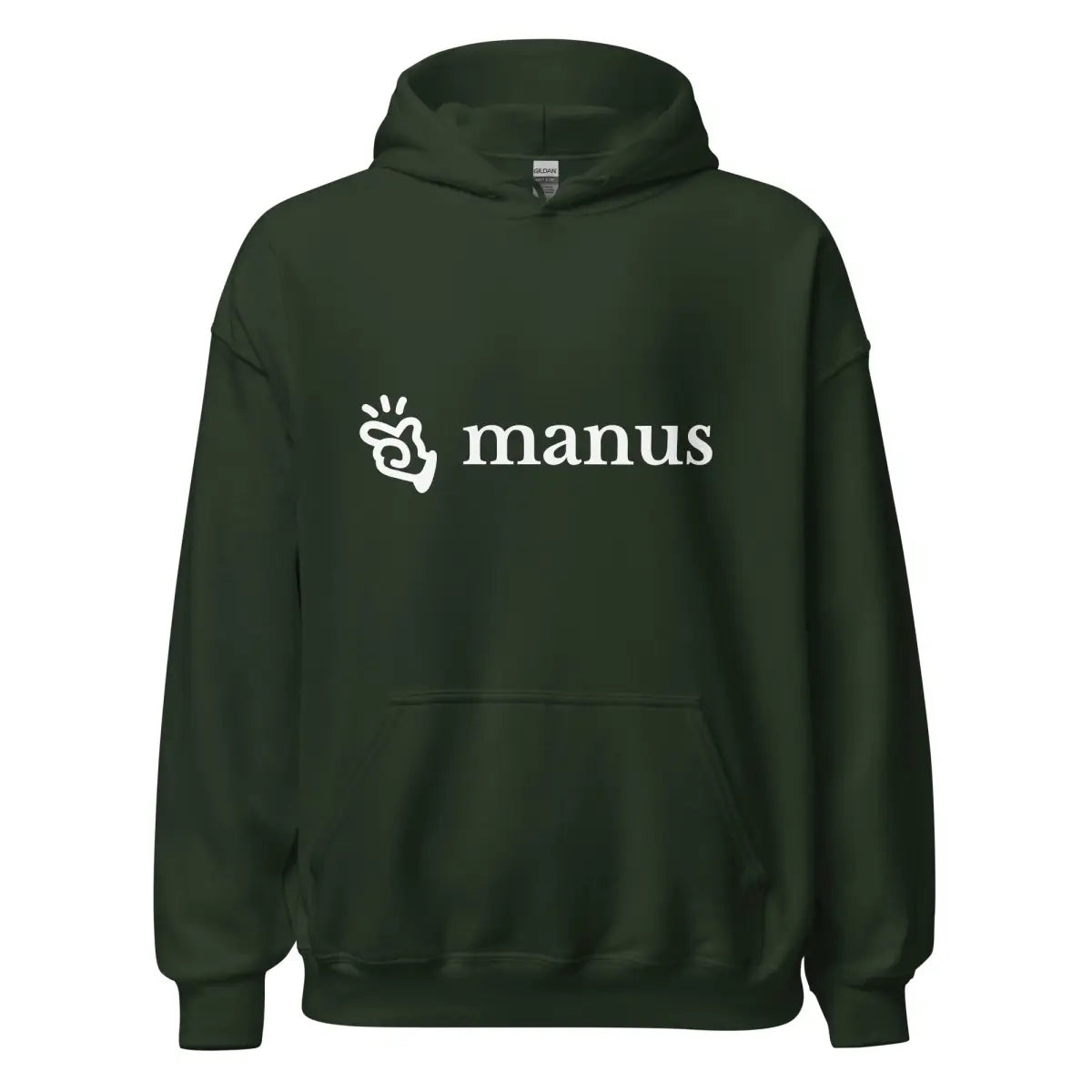 Manus Logo Hoodie (unisex) - Forest Green / M