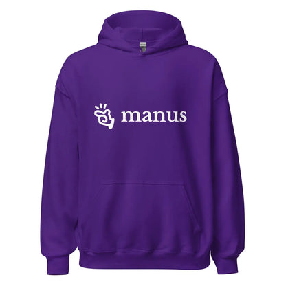 Manus Logo Hoodie (unisex) - Purple / M