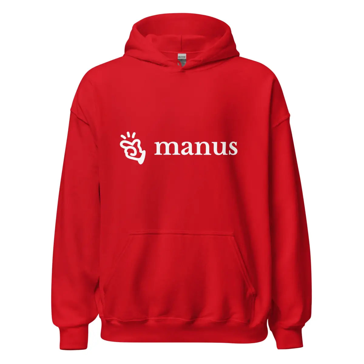 Manus Logo Hoodie (unisex) - Red / M