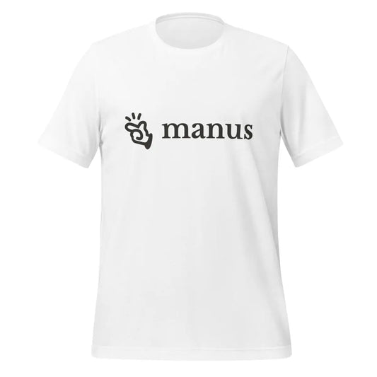 The Manus Logo T-shirt 2 (unisex) White / m.