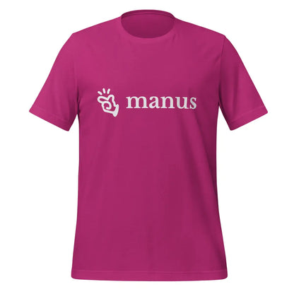 Manus Logo T-Shirt (unisex) - Berry / M