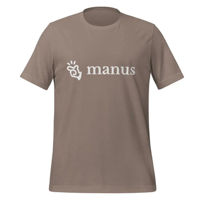 Manus Logo T-Shirt (unisex) - Pebble / M