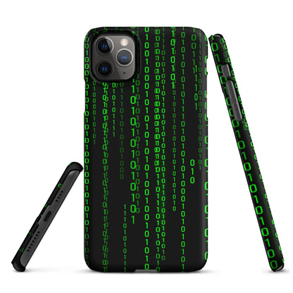 Matrix Falling Binary Snap Case for iPhone® - iPhone 11 Pro Max