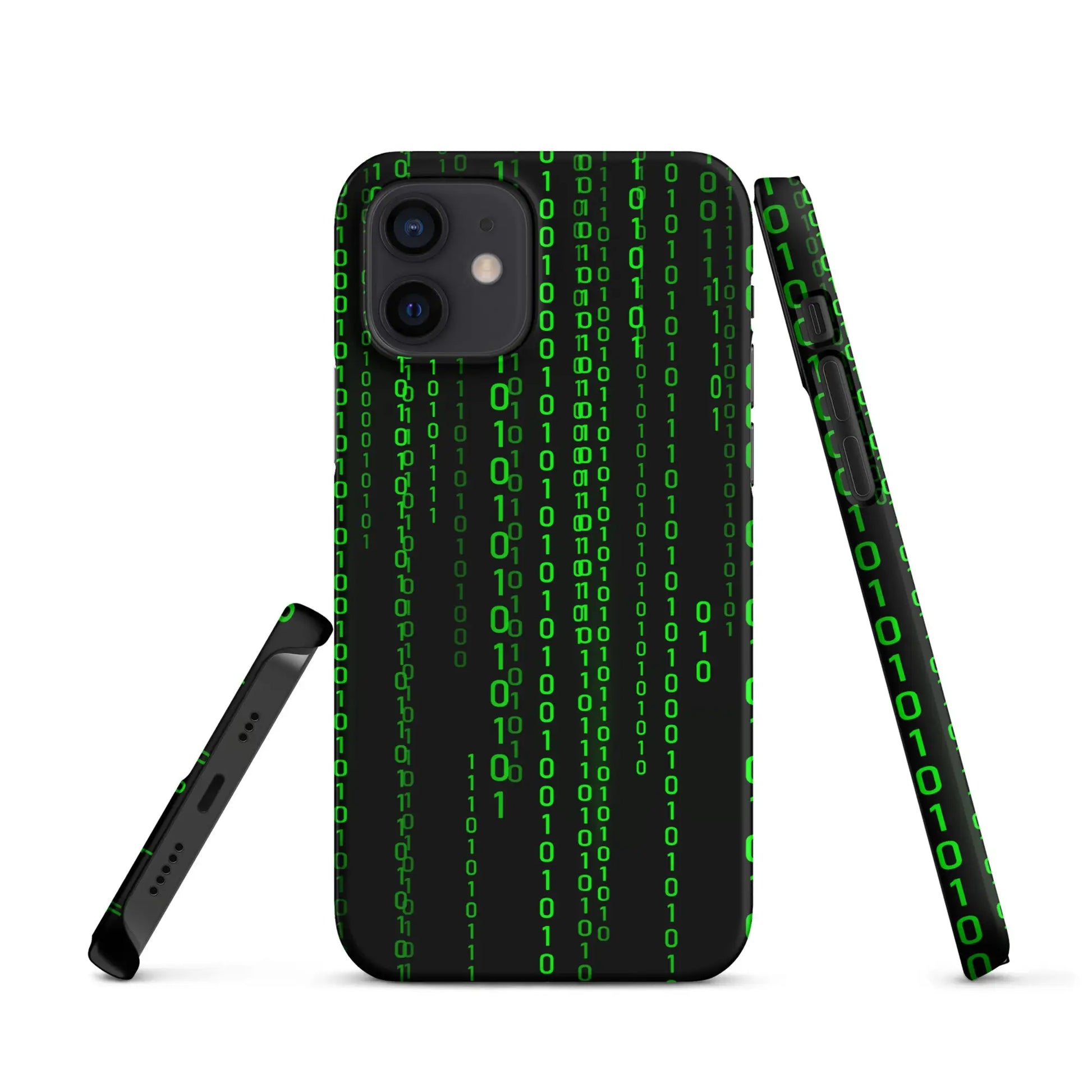 Matrix Falling Binary Snap Case for iPhone® - iPhone 12