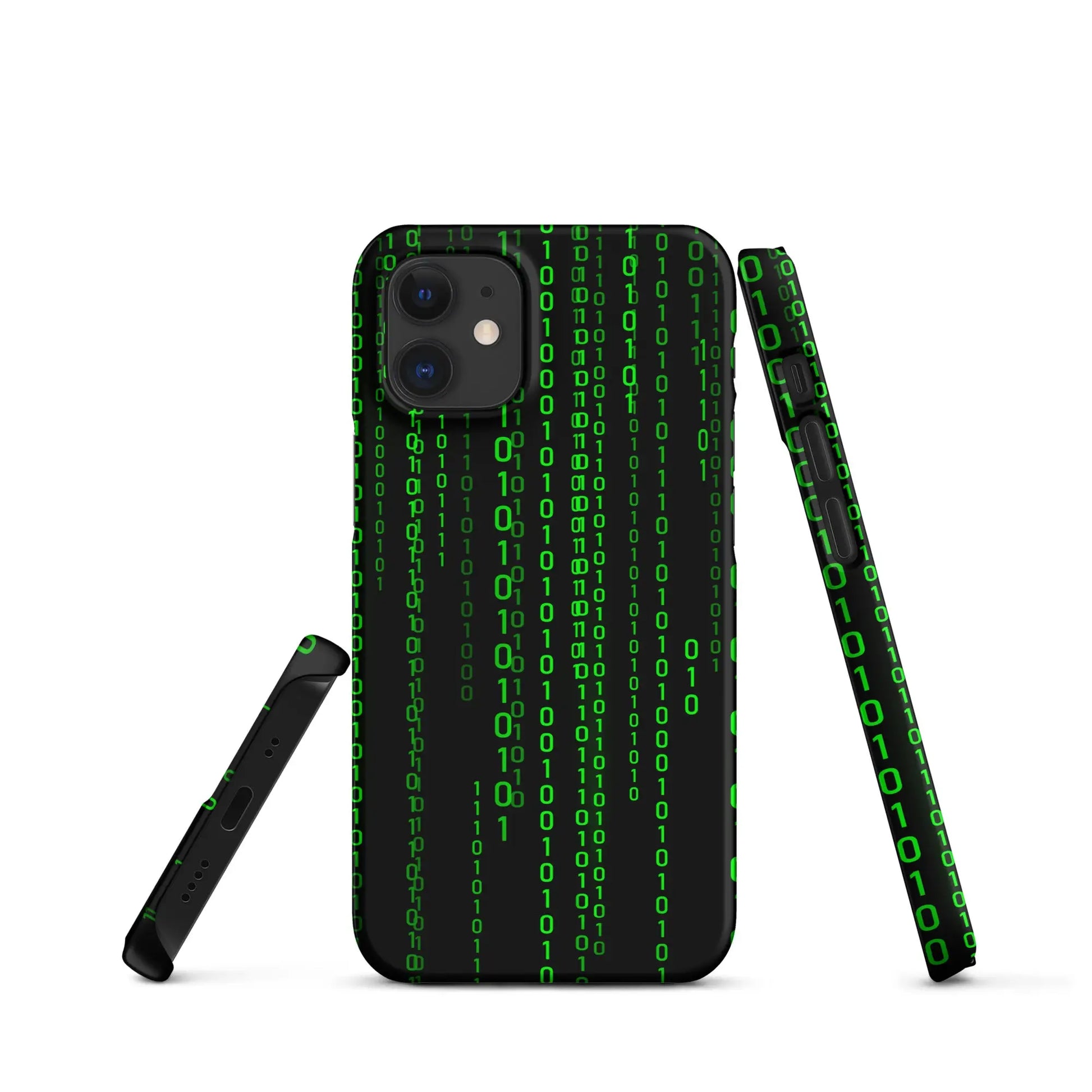 Matrix Falling Binary Snap Case for iPhone® - iPhone 12 Mini