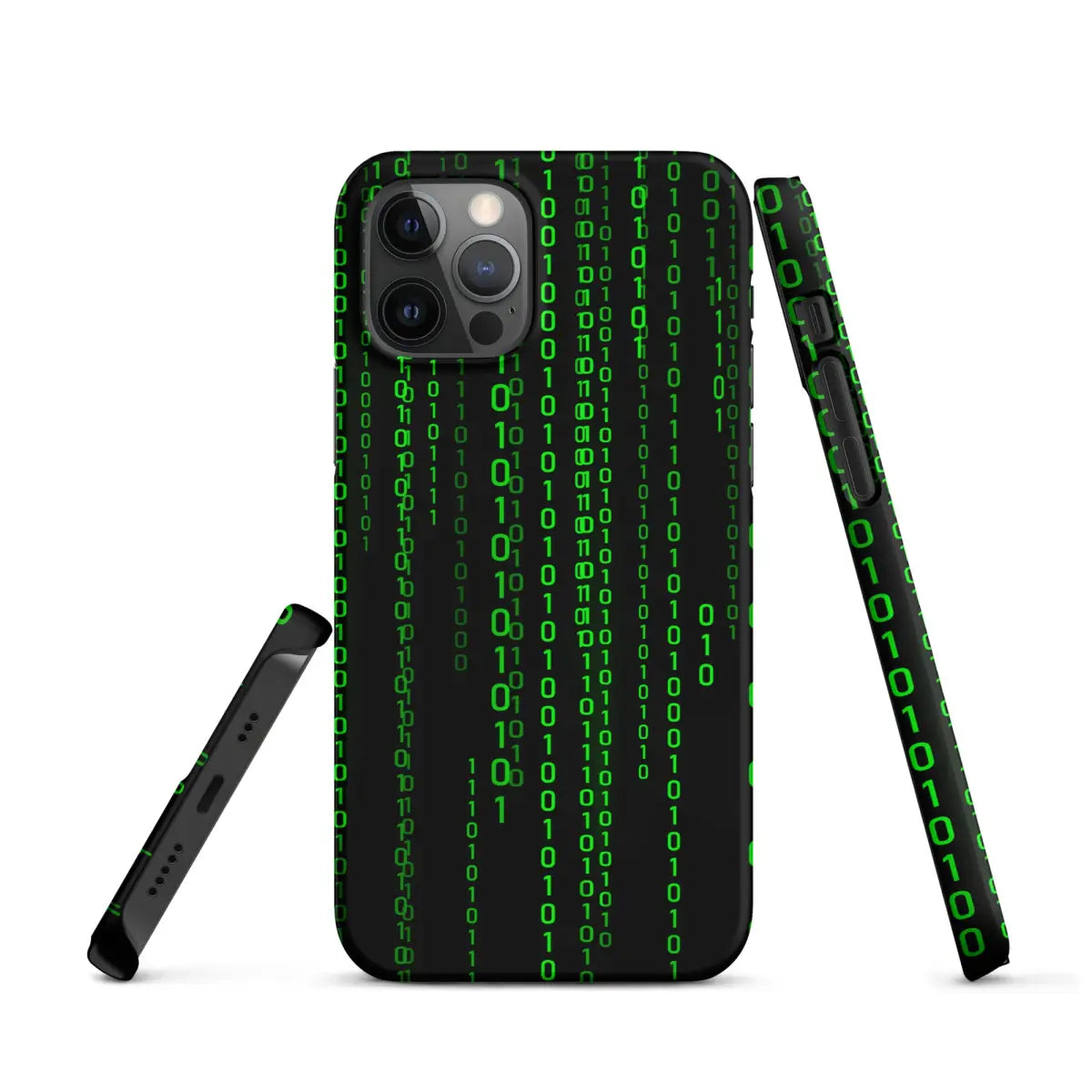 Matrix Falling Binary Snap Case for iPhone® - iPhone 12 Pro