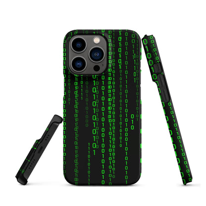 Matrix Falling Binary Snap Case for iPhone® - iPhone 13 Pro