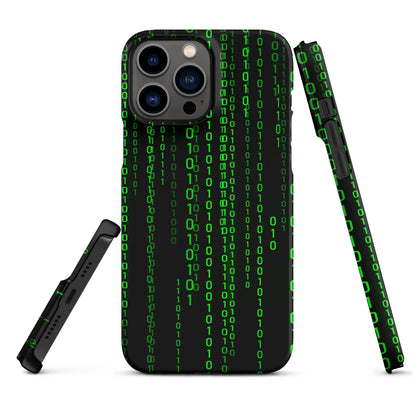 Matrix Falling Binary Snap Case for iPhone® - iPhone 13 Pro Max