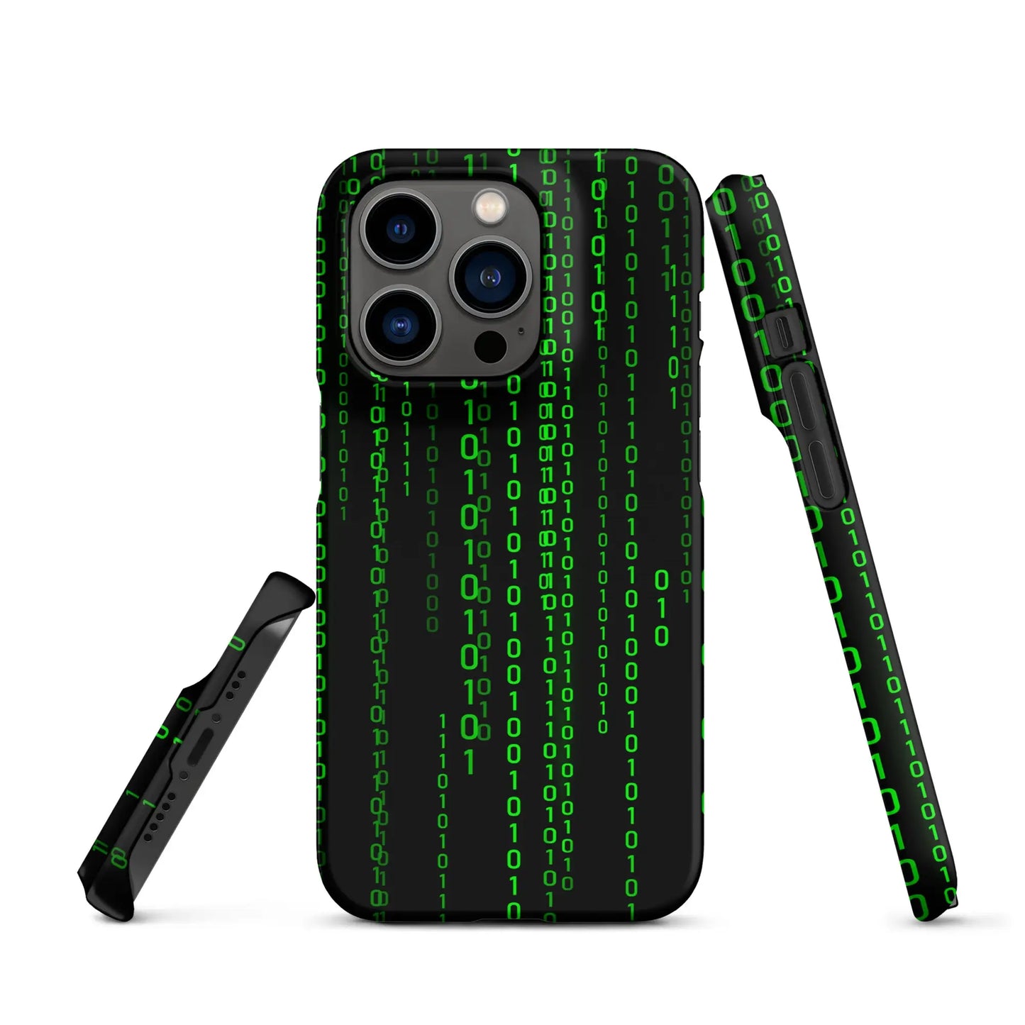 Matrix Falling Binary Snap Case for iPhone® - iPhone 14 Pro