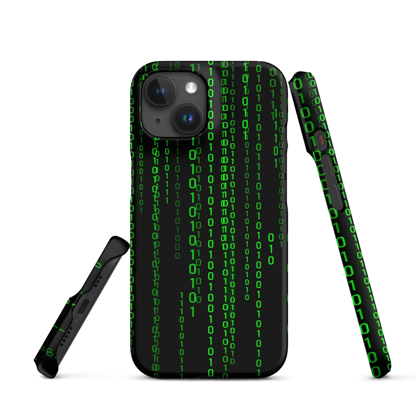 Matrix Falling Binary Snap Case for iPhone® - iPhone 15