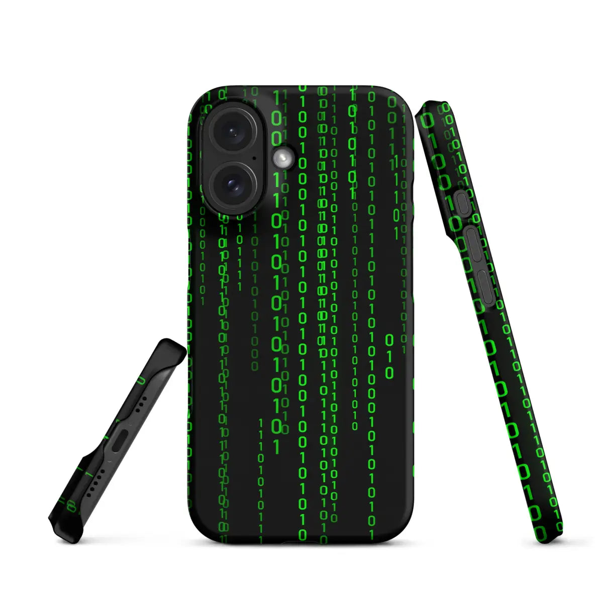 Matrix Falling Binary Snap Case for iPhone® - iPhone 16