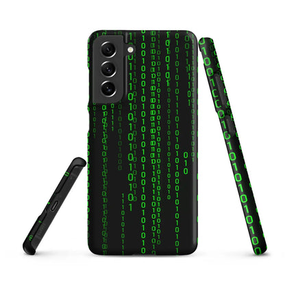 Matrix Falling Binary Snap Case for Samsung® - Samsung Galaxy S21 FE