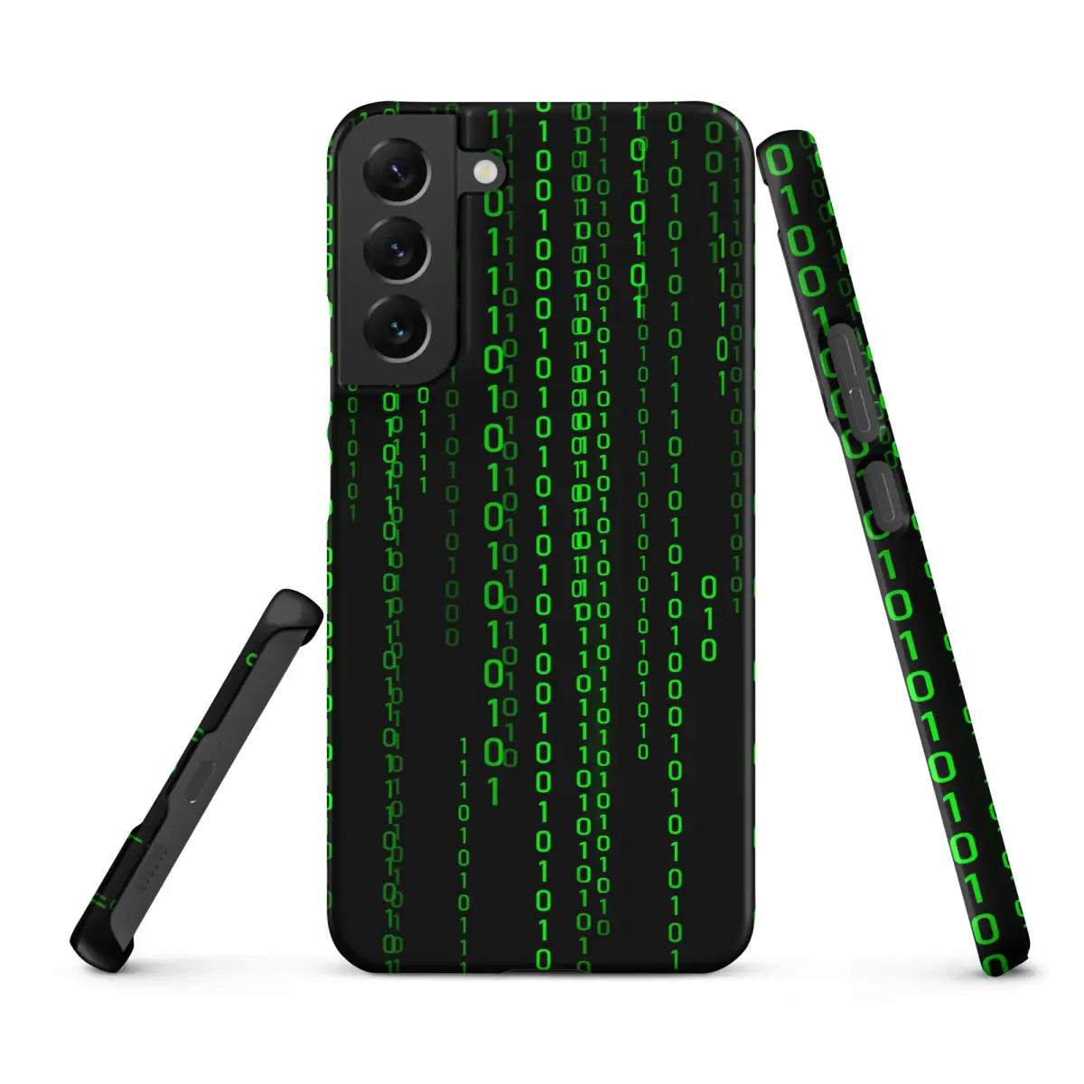 Matrix Falling Binary Snap Case for Samsung® - Samsung Galaxy S22 Plus