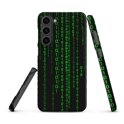 Matrix Falling Binary Snap Case for Samsung® - Samsung Galaxy S23 Plus