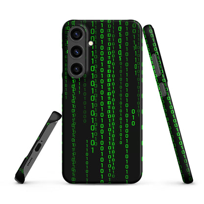 Matrix Falling Binary Snap Case for Samsung® - Samsung Galaxy S24 Plus