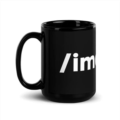 Midjourney /imagine Prompt Black Glossy Mug 2