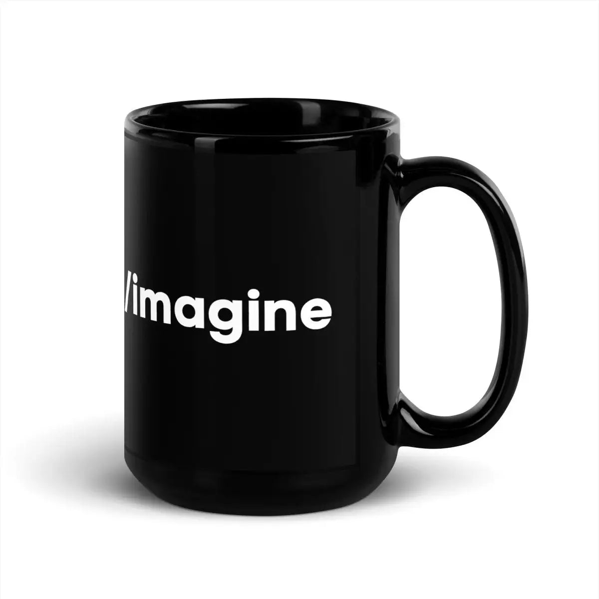 Midjourney /imagine Prompt Black Glossy Mug