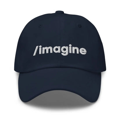 Midjourney /imagine Prompt Embroidered Cap - Navy