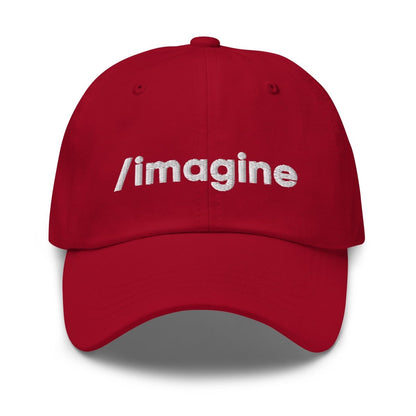 Midjourney /imagine Prompt Embroidered Cap - Cranberry - AI Store