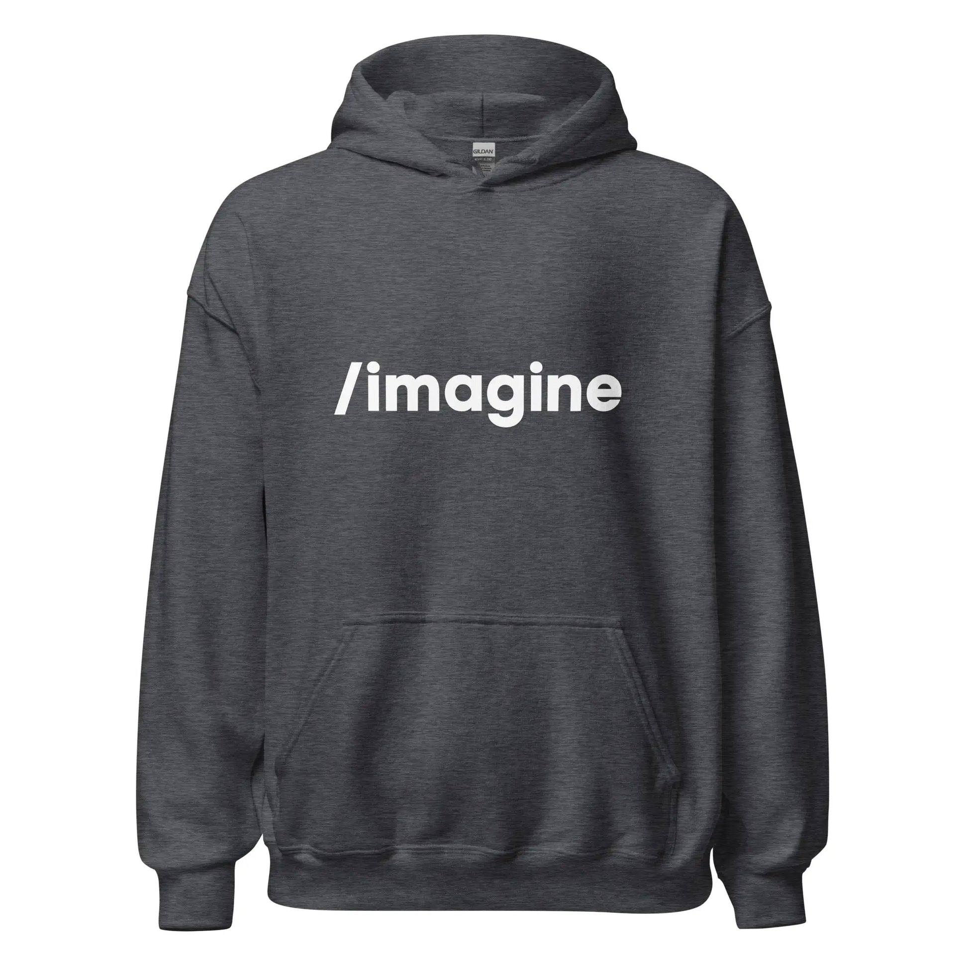 Midjourney /imagine Prompt Hoodie (unisex) - Dark Heather / M