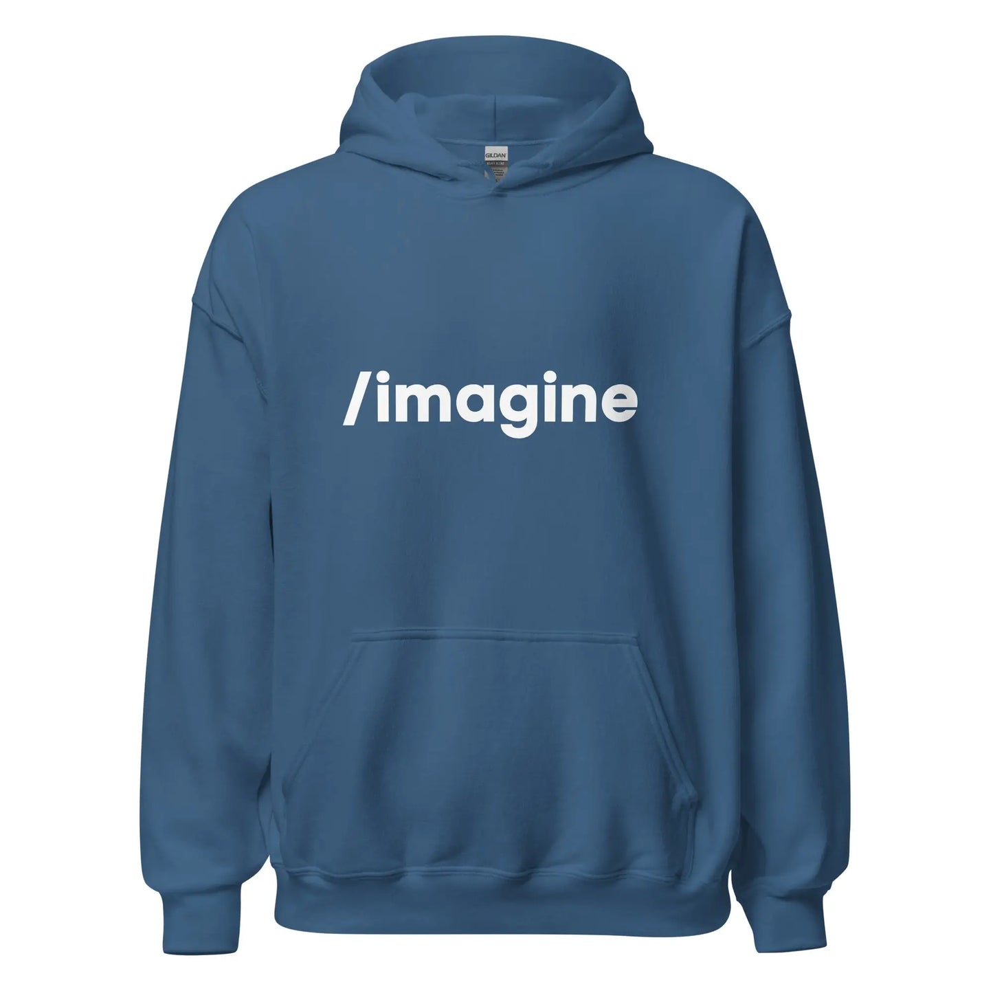 Midjourney /imagine Prompt Hoodie (unisex) - Indigo Blue / M