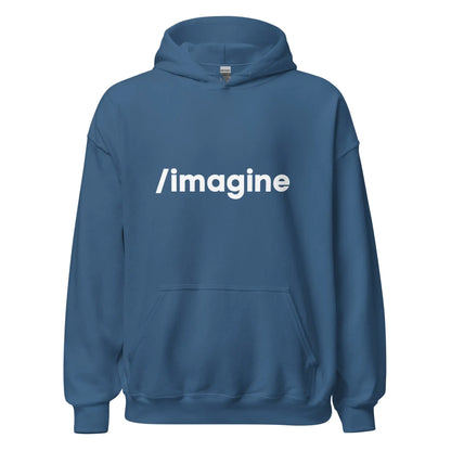 Midjourney /imagine Prompt Hoodie (unisex) - Indigo Blue / M