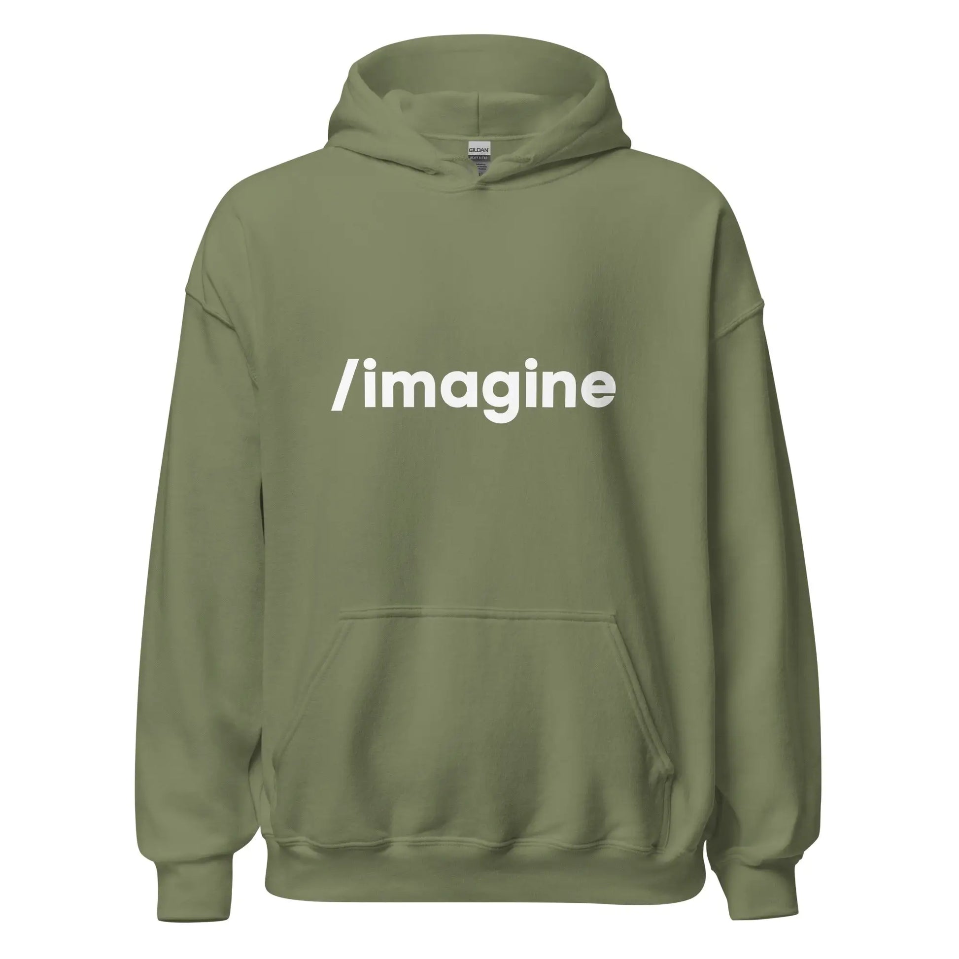 Midjourney /imagine Prompt Hoodie (unisex) - Military Green / M