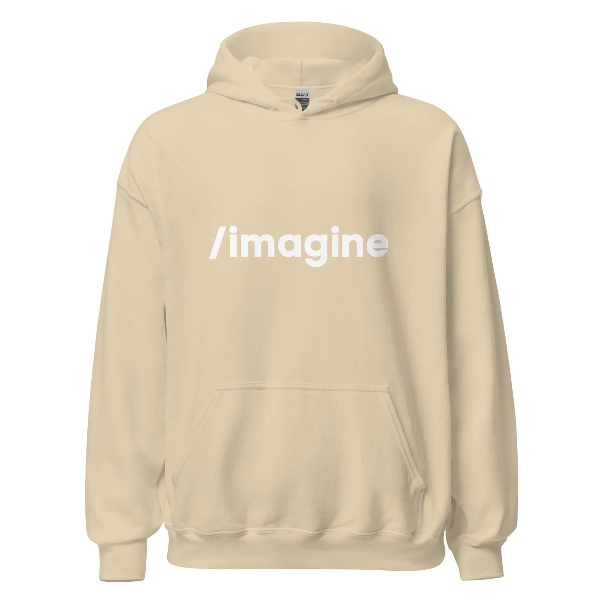 Midjourney /imagine Prompt Hoodie (unisex) - Sand / M