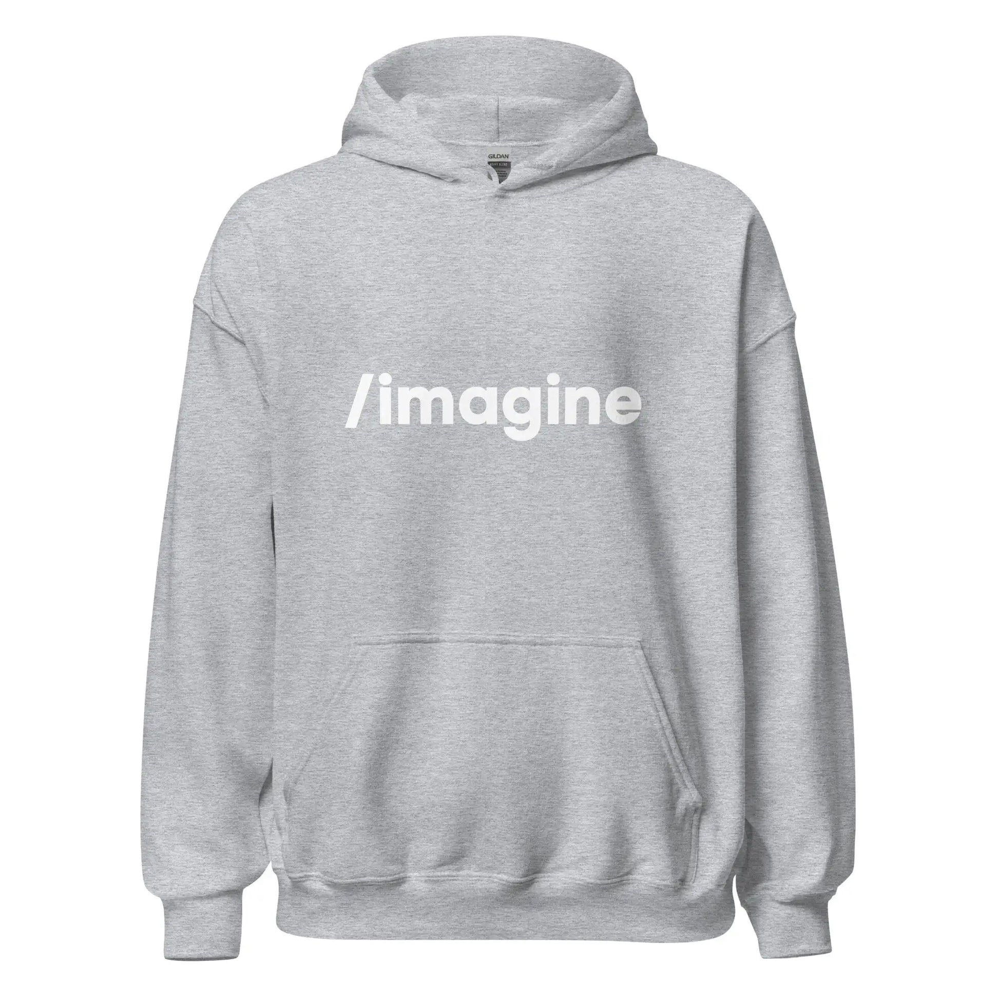 Midjourney /imagine Prompt Hoodie (unisex) - Sport Grey / M