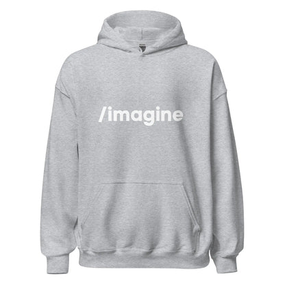 Midjourney /imagine Prompt Hoodie (unisex) - Sport Grey / M