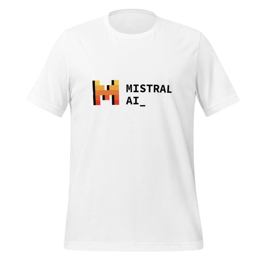 Mistral AI Logo T - Shirt (unisex) - White - AI Store