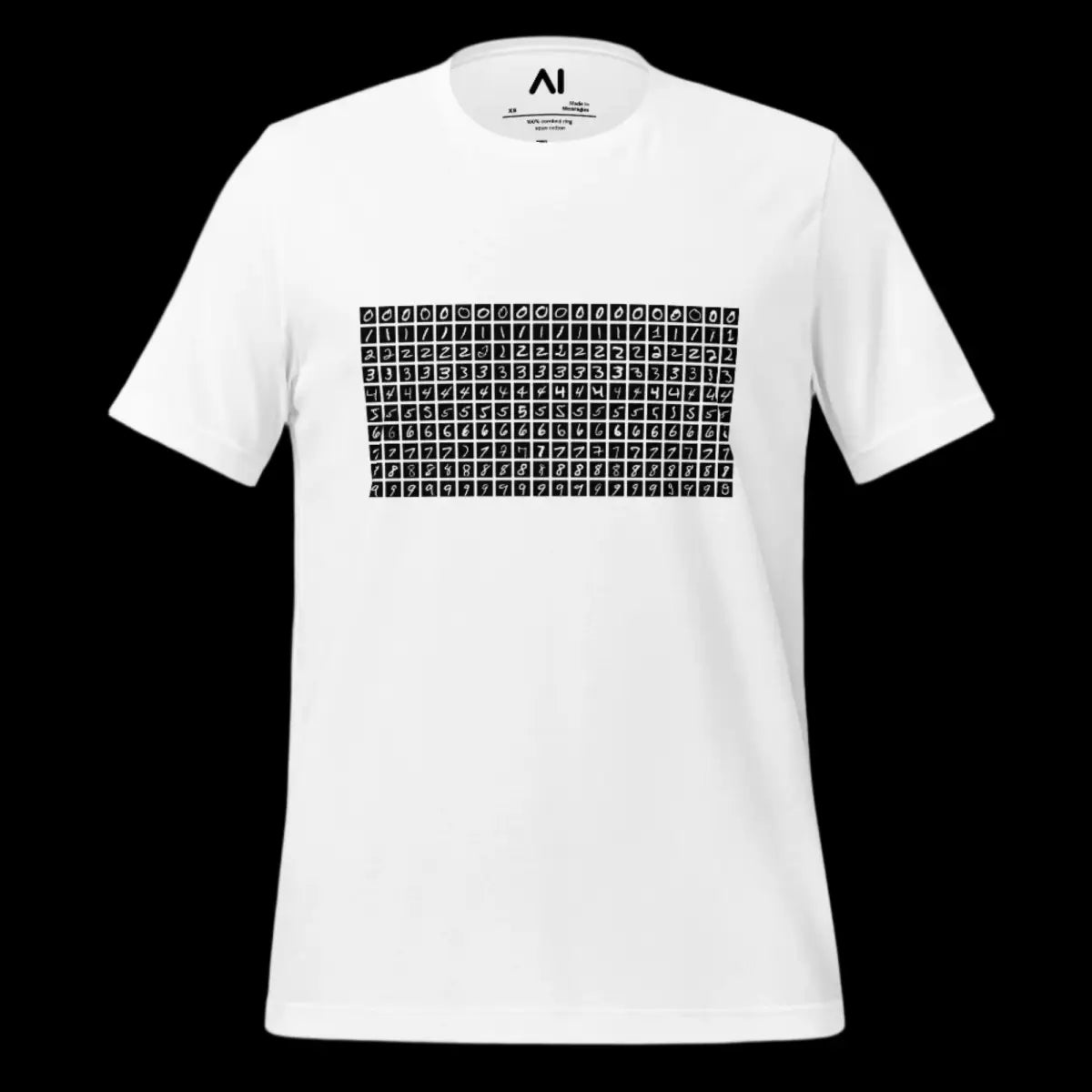 MNIST Number Dataset T-Shirt (unisex)