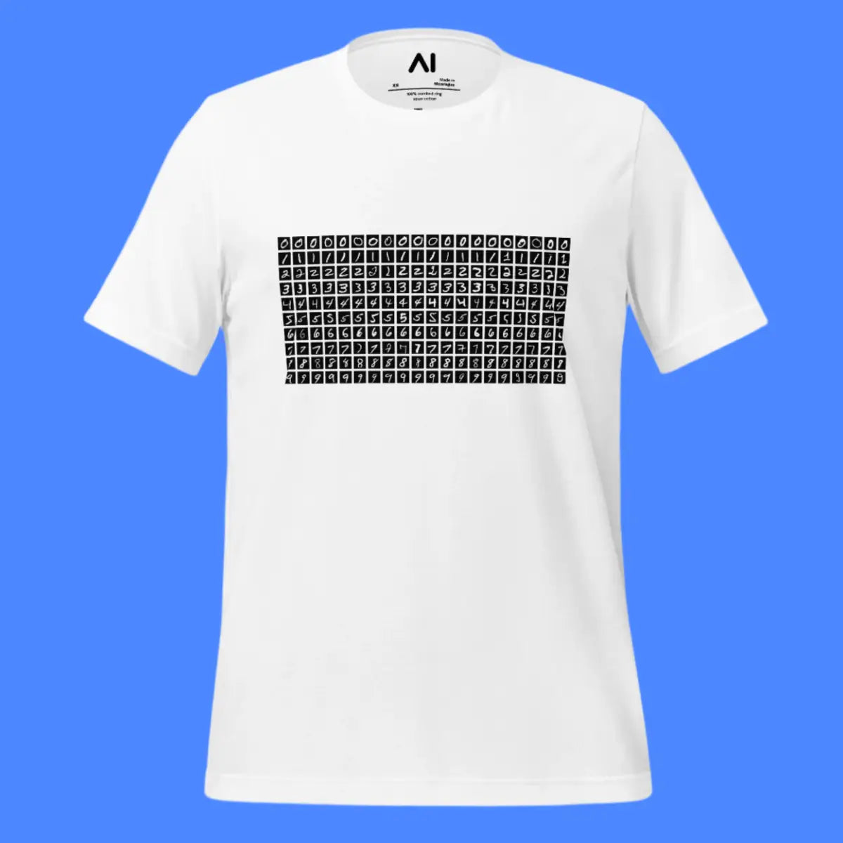 MNIST Number Dataset T-Shirt (unisex)