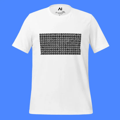 MNIST Number Dataset T-Shirt (unisex)