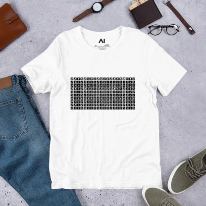 MNIST Number Dataset T-Shirt (unisex)