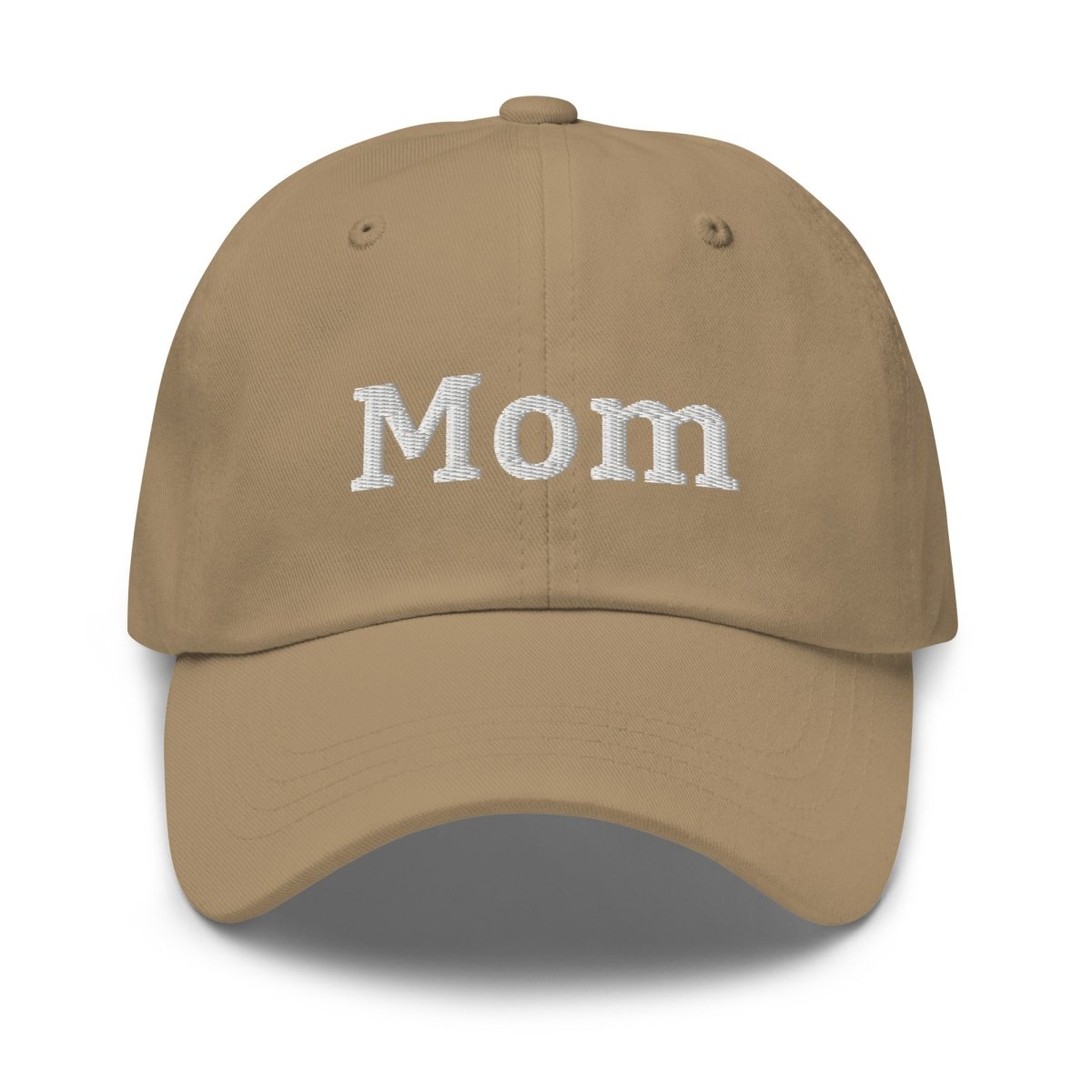 "Mom" Embroidered Cap - Khaki - AI Store