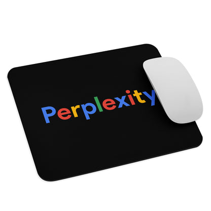 Black Perplexity Search Logo Mouse Pad