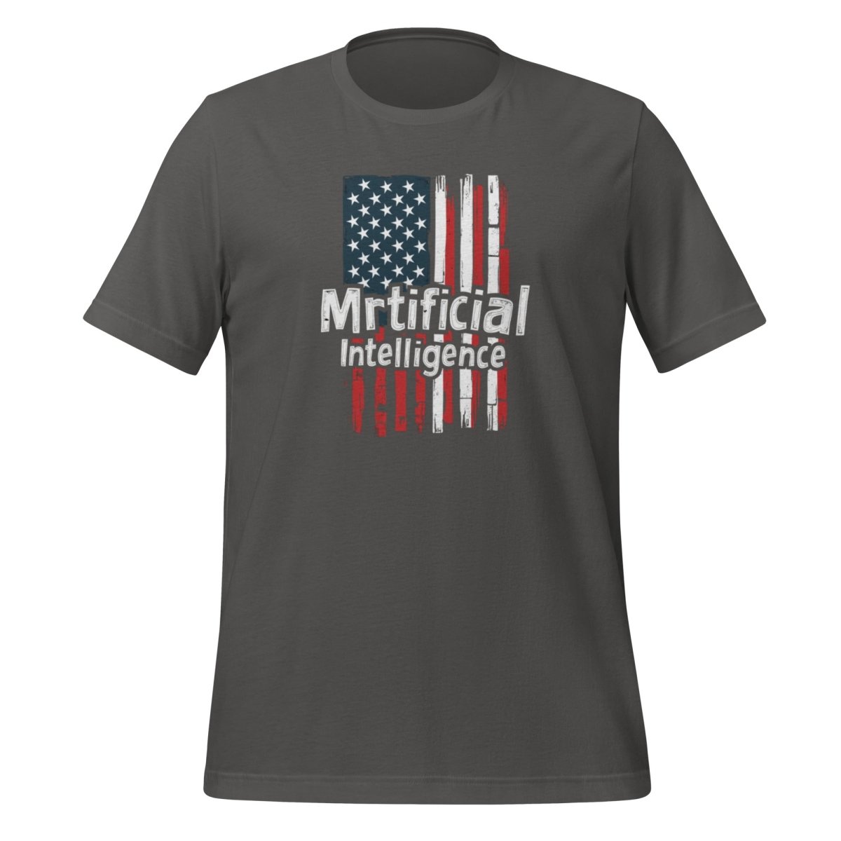 Murica Mrtificial Intelligence T-Shirt (unisex) - Asphalt - AI Store