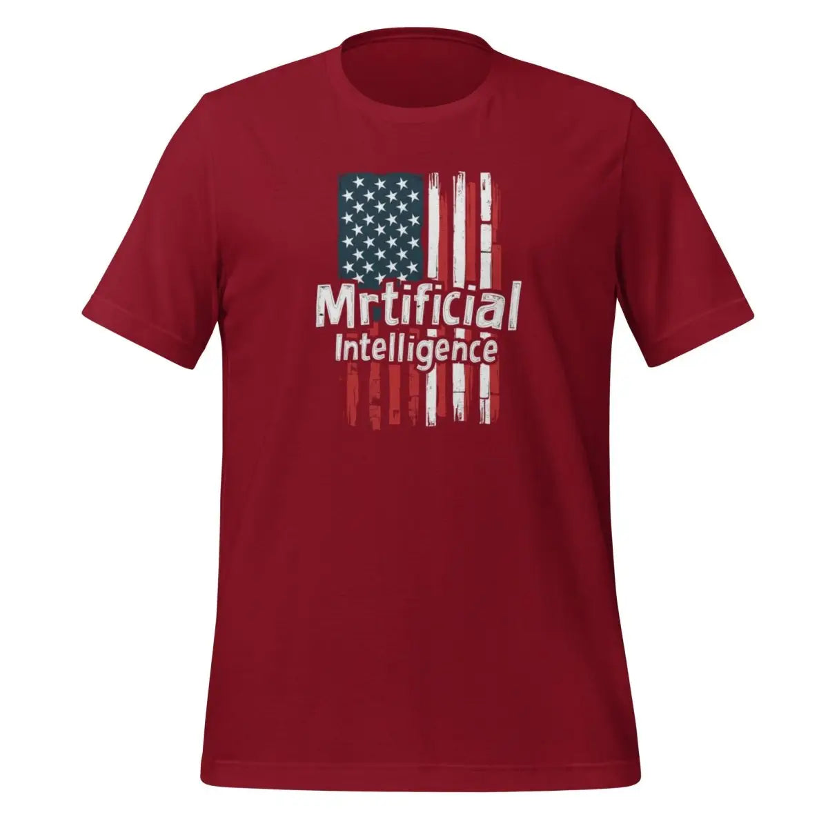 Murica Mrtificial Intelligence T-Shirt (unisex) - Cardinal / M